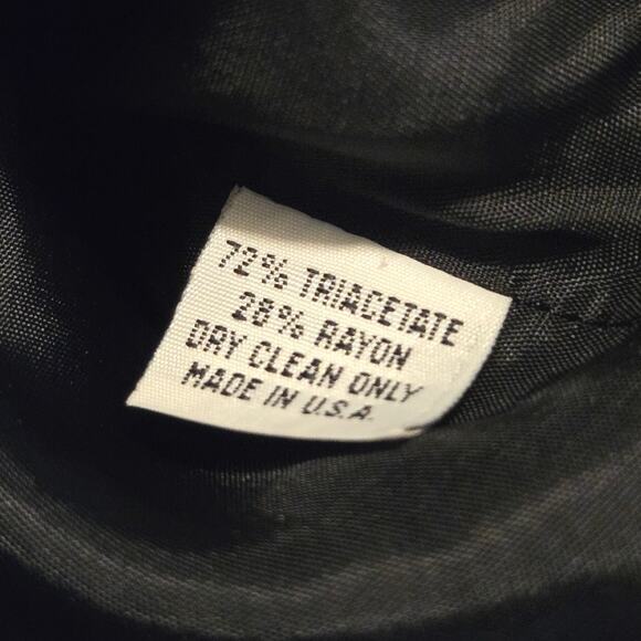 Vintage Zelda 90's Y2K Artsy Black Button-Up Jacket Soutache Trim, Size 8 - Picture 8 of 8